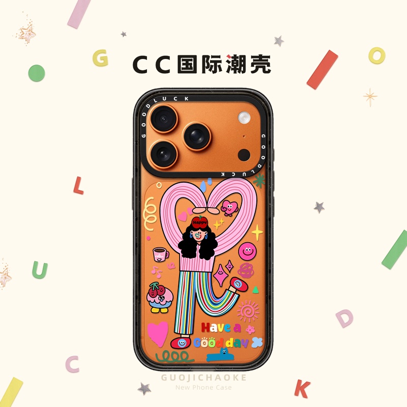 Bixin Wonderful World Girl-Themed iPhone 17 Case, Compatible with iPhone 16 Pro Max, Apple 15 Pro, Magnetic Magsafe, Transparent, Korean-Style Illustration, Fashionable for iPhone 14 Plus, Niche Design for iPhone 13, Stylish for iPhone 12