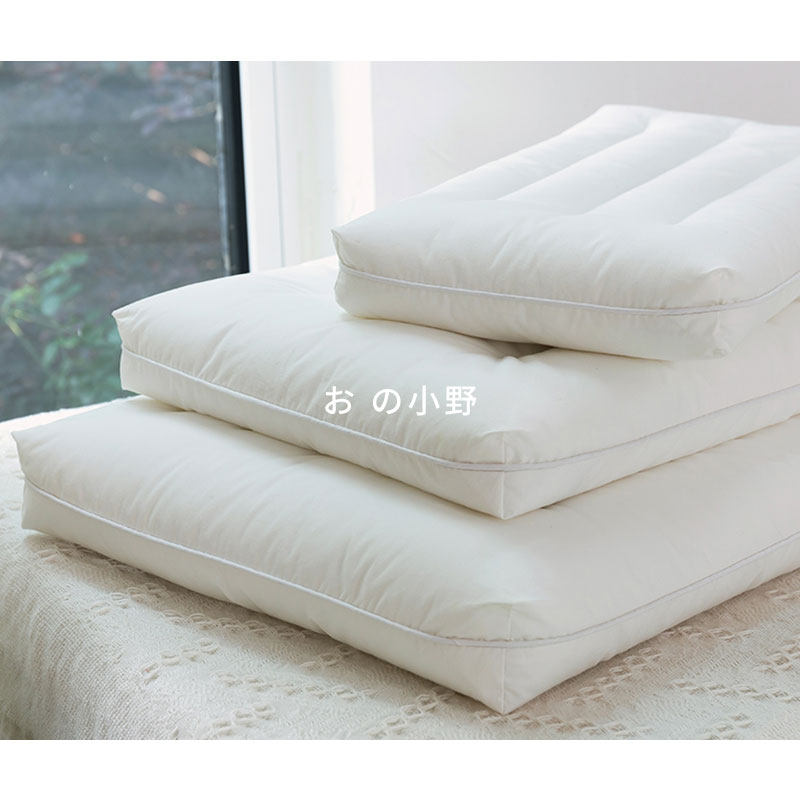 Total Tampon small wild all cotton A type of neck low pillow help sleeping pillow core children single double home pillow core 1 fit only-Taobao