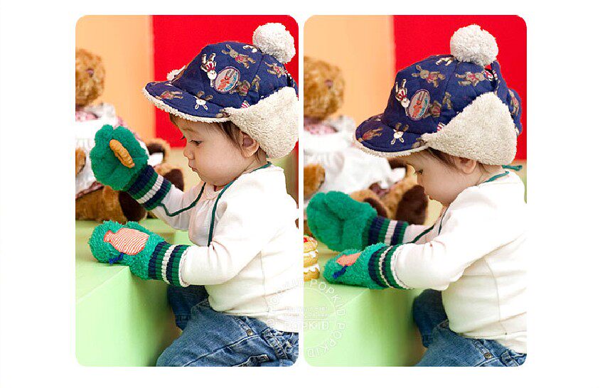 Gants pour enfants SMALL POCKET en velours - Ref 2146236 Image 12