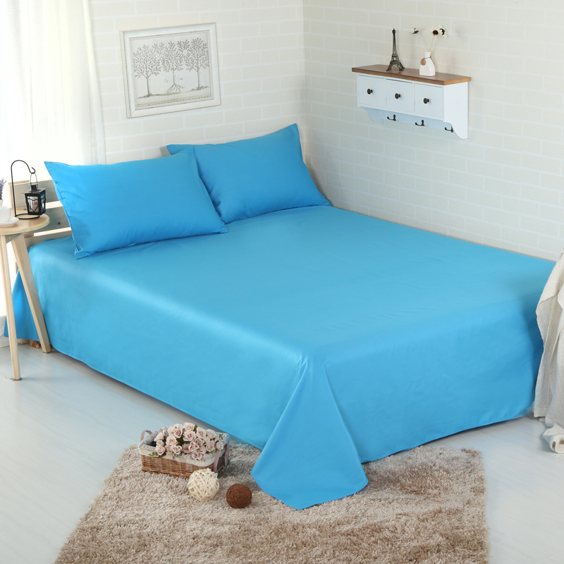 Tinh khiết bông trải giường bạc hoa hồng đỏ một mảnh đôi Khăn lớn màu đỏ đơn bông đồng bằng có thể được tùy chỉnh - Khăn trải giường ga giường chống thấm nước