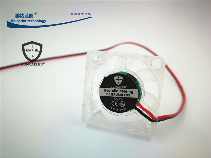 Silent 3007 3cm cm transparent 12V5V3.3V thin 30*30*7mm graphics card 3D printing cooling fan