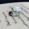 South Africa Shujulai Royal Purple Four-edged Beads and Turquoise Ring/s925 (West Bay) AZB16015