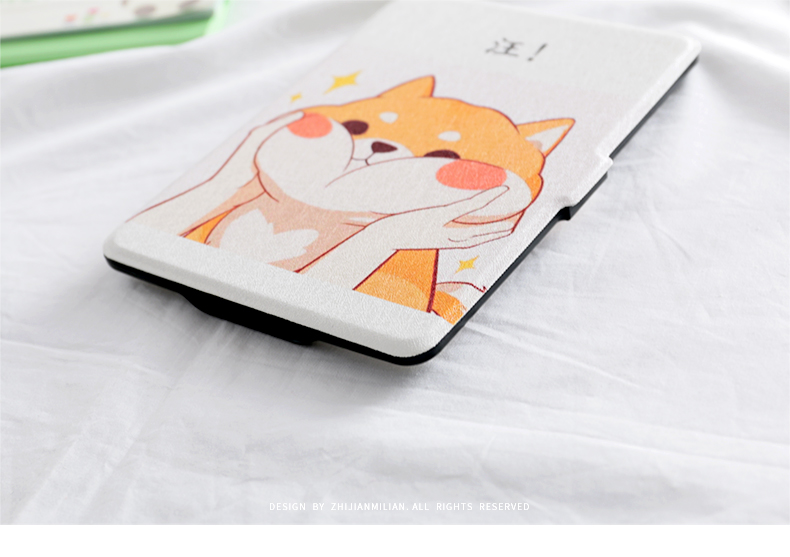 Hoho Kindle voyage bảo vệ tay áo chó cartoon paperwhite3 Amazon e-book reader 958 sinh viên 1499kpw4 vỏ thả sức đề kháng 558 đệm microphone Starter Edition Trường hợp - Phụ kiện sách điện tử ốp ipad mini 2
