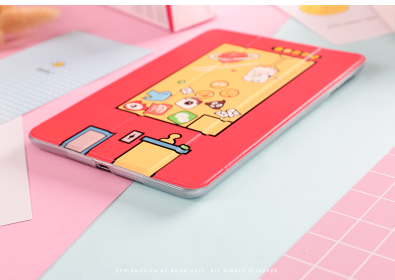 Ốp lưng HOHO ipad air2 bảo vệ màu đỏ đơn giản trò chơi nữ táo mini 4 ngủ mini5 siêu mỏng pro11 vỏ 2019 phiên bản mới 10,5 inch Máy tính bảng Apple 9.7 bao da chống rơi - Phụ kiện máy tính bảng ốp lưng ipad 10.2