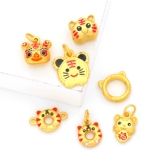 Аксессуар, аксессуары, металлическая подвеска ручной работы, браслет из красной нити, брелок