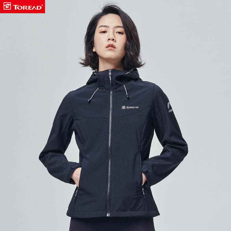 Pathfinder soft shell stormtrooper women's new men's outdoor single layer warm tide brand jacket TAEH92022 91021