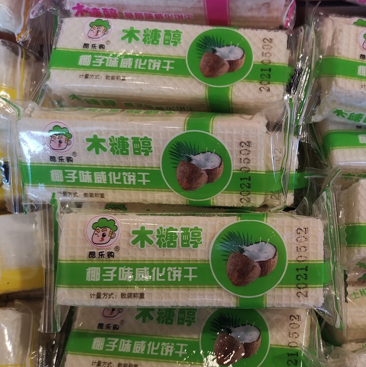 Cool shop for xyluctol Verified biscuits coconut strawberry flavor banana flavor snack 38 yuan