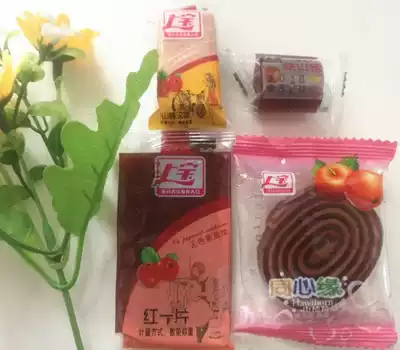 Seven treasure iron Hawthorn roll Hawthorn cake Hawthorn slice Hawthorn burger casual snacks independent small package 500g