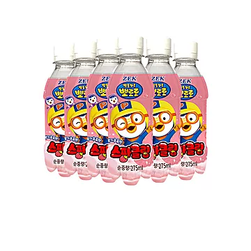 韩国进口ZEK气泡水网红饮品6瓶