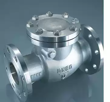 304 stainless steel check valve H44W-16P Rotary flange check valve DN100 valve DN50 65 80