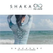 (Sharka surfing) NUJUNE speed dry surfing diving swimming sunscreen for long sleeve original design