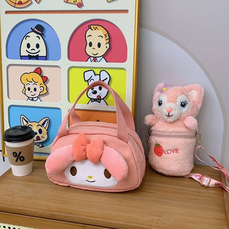 2024 New Cartoon Cosmetic Bag Plush Bag Children's Portable Cute Toy Bag Doll Claw Machine Toy Doll 2024 New Cartoon Cosmetic Bag Plush Bag Children's Portable Cute Toy Bag Doll Claw Machine Toy Doll