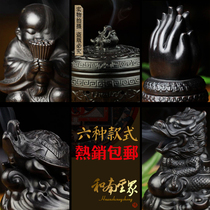 Home smoked incense stove Home Feng Shui Pendulum with Incense Stick of Honolulu Sandalwood Pan Incense Stove Purple Sand incense stove