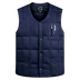 Áo khoác nam trung niên xuống vest nam trung niên cotton cộng với phân bón XL vest nam cao cấp 2018 thu đông ao ba lo nam Áo vest cotton