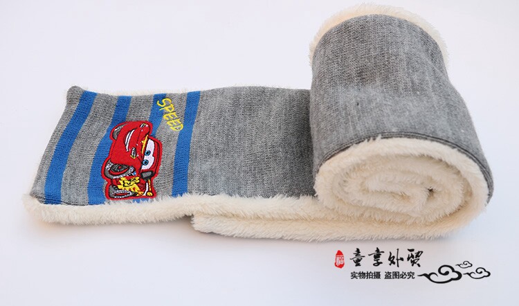 Флисовый детский гоночный автомобиль, шапка, шерстяной демисезонный шарф для мальчиков для младенца OTHER / Other 