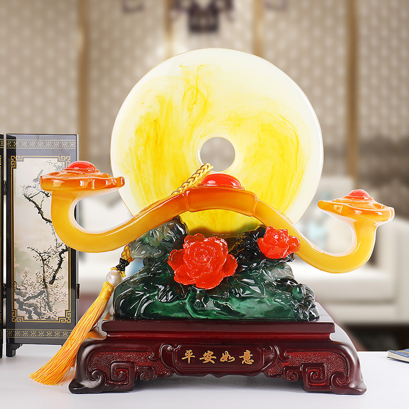 Green Button Creative Crafts Gift Swing Accessories Living-room Xuanguan TV Cabinet Wine Cabinet Decorations Small Pendulum Pieces New Chinese Style Furnishing Gifts