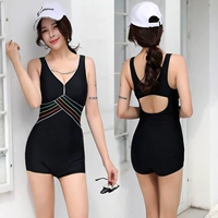 Đồ bơi chuyên nghiệp nữ võ sĩ Xiêm thi đấu mỏng manh che bụng tập luyện thể thao Đồ bơi nữ đích thực kích thước lớn đồ bơi liền thân nữ
