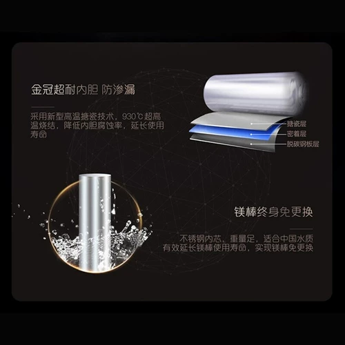 CEH-60max5 (U1) Jintianmu Max5 Самокомпонентный нагрев электрический водонагреватель Haier 60/80 литр L