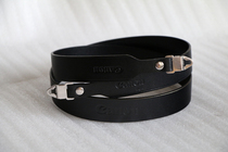 Canon EOS-M wide strap micro single pure leather strap mushroom head cylindrical (camera strap)