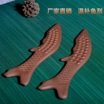 Lixing Purple Sand Fish Type Handmade Thin-Thick Massage Energy Fish Beauty Museum Club Pushup Shop Home
