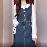 Джинсовый весенний комплект, французский стиль