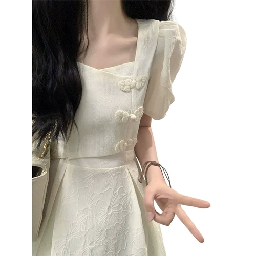 Летнее платье, корсет, длинная юбка, китайский стиль, французский стиль, подходит для подростков