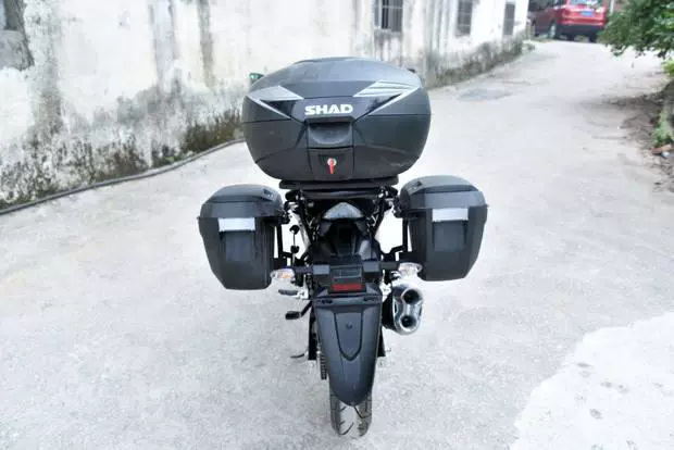 GSX150F hộp phía sau hộp geek 飒 GIXXER155 xiade bên hộp hộp phía sau hộp phía sau khung phía sau - Xe máy Sopiler khung xe air blade