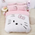 Váy ngủ kt Hello Kitty mùa đông pha lê nhung flannel nhung nhung ba hoặc bốn bộ của phụ nữ công chúa gió lông cừu