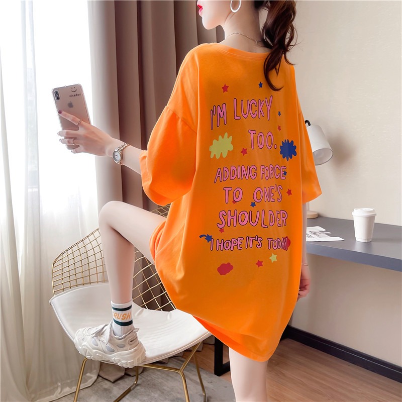 Pregnant women's blouses women's T-shirt summer clothes out of the way to suit fashion models 2022 new summer thin models with long version of two sets