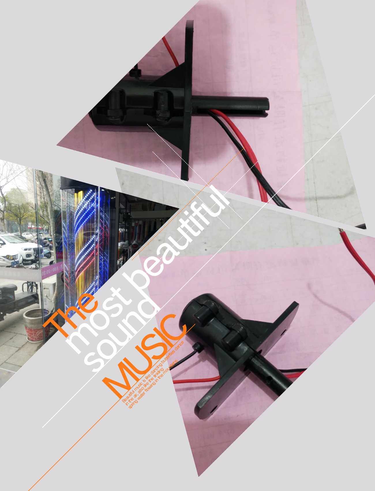 Beauty Hairdrester Shop Turn Light Beauty Hairdressing Translight External Stick LED accessories rotor bearing conductive rotating shaft abrasion resistant