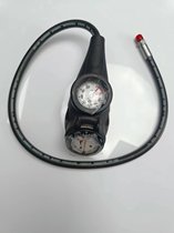 Diving triple gauge Taiwan-made two-piece residual gauge pressure gauge single-meter instrument waterproof barometer pressure gauge