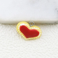 №16 белая точка красное сердце (с гвоздями)