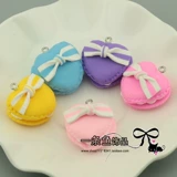 Аксессуар с аксессуарами, мобильный телефон, игра с едой с бантиком, реалистичная кремовая подвеска, «сделай сам»