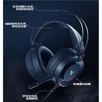 Bai Zhan HS-120 computer gaming headset 7 1USB heavy bass computer head-mounted chicken game headset Internet cafe