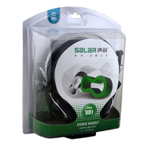Salar V81 head-mounted desktop computer headset with microphone microphone Internet cafe headset long line