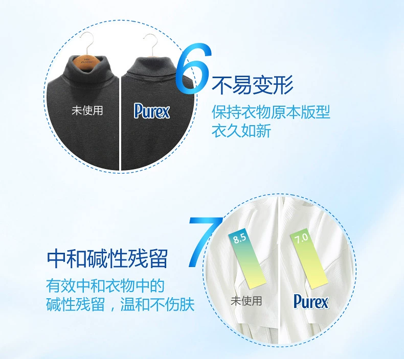 Mỹ Purex Prex quần áo chất chăm sóc mềm Giảm tĩnh điện Hương thơm kéo dài Hương thơm hoa oải hương - Phụ kiện chăm sóc mắt nước lau kính Gift 4L