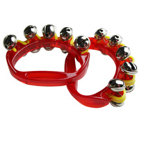 High-quality musical instruments transparent string bells early education childrens dance Orff musical instruments music teaching aids 10-bell hand bells