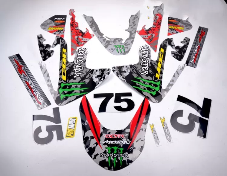 Off-road modified universal sticker, 250 pieces, 1 pieces