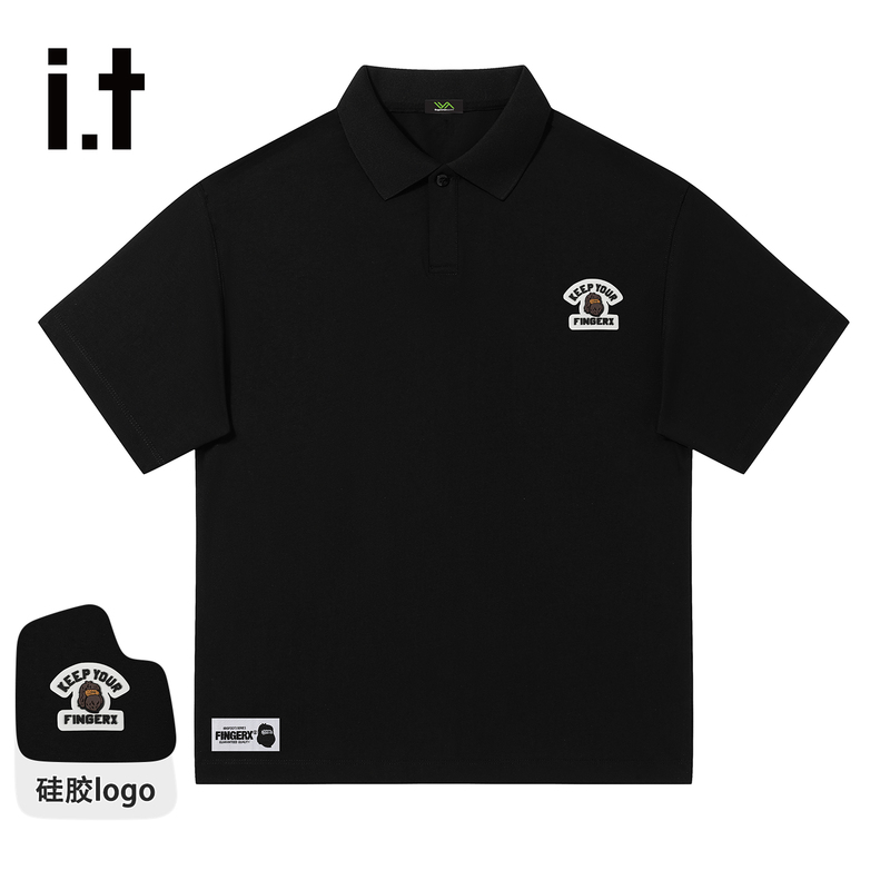 It Fingercroxx American Ape Head Couple Short-Sleeved T-Shirt Men's Trendy Brand 2026 Summer Polo Shirt Trendy Brand It Fingercroxx American Ape Head Couple Short-Sleeved T-Shirt Men's Trendy Brand 2026 Summer Polo Shirt Trendy Brand