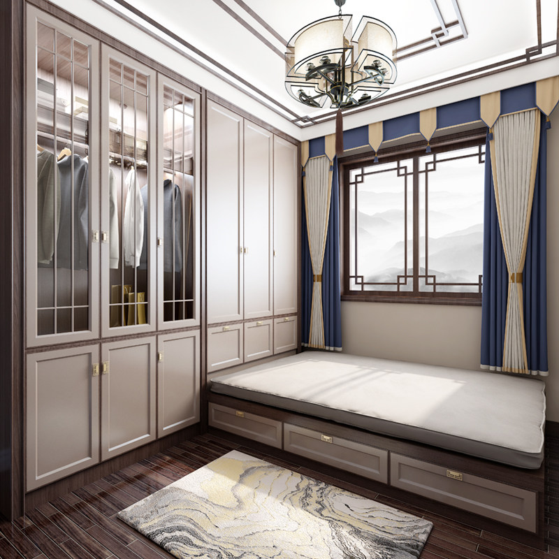 Piano Tatami Custom Floating Window Furniture Bookcase Wardrobe Wardrobe One small bedroom cabinet Children's room collapse Mi Bed-Taobao