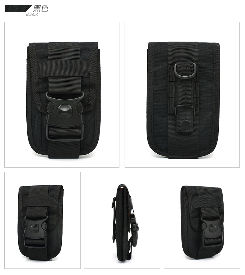 5.5 Bộ điện thoại di động 6 inch mỏng dọc ngoài trời đam mê quân sự chiến thuật túi ngụy trang đeo đai khóa thẻ điện thoại di động gói túi đai đeo bụng chạy bộ
