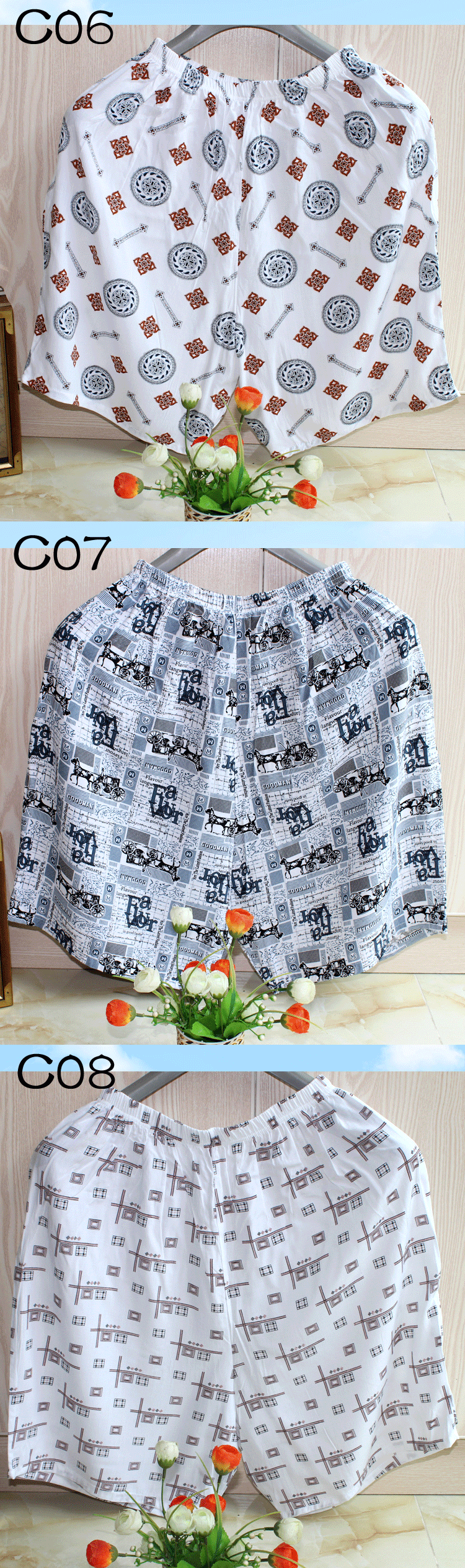 Pantalon pyjama Moyen-âge short - Ref 730019 Image 8