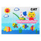 eva's new educational toy children's stickers large 3D handmade stickers DIY production set