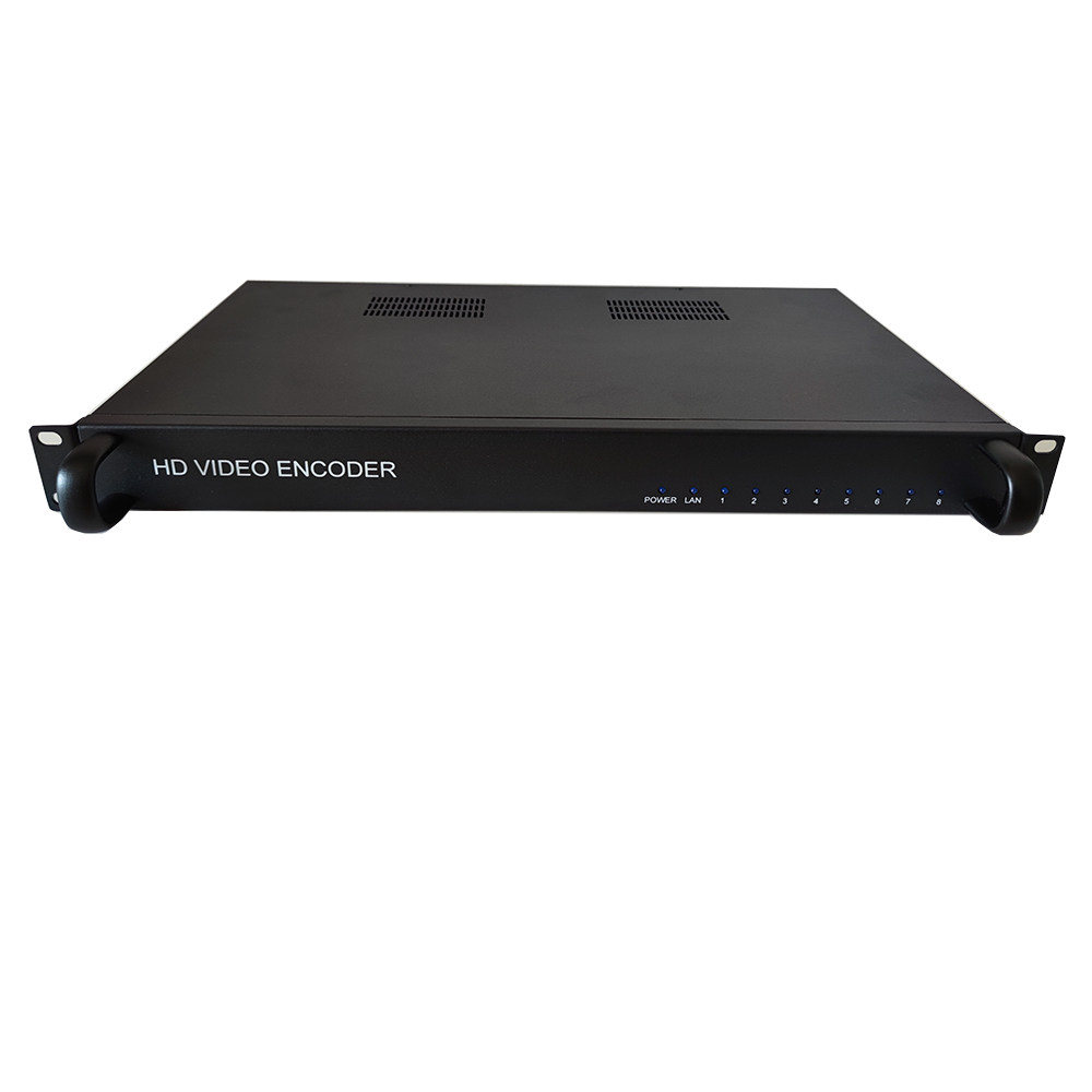 8-channel H264 H265 high-definition encoder HDMI to IP (multicast unicast) push stream 1920x1080P