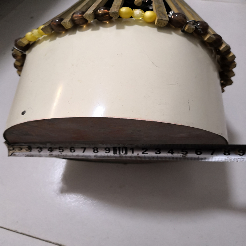 Vật nuôi cung cấp lồng chim 鹌鹑 vòng sơn trắng bằng kim loại dải tre cao su 鹌鹑 lồng thủ công - Chim & Chăm sóc chim Supplies thức ăn cho chim trĩ