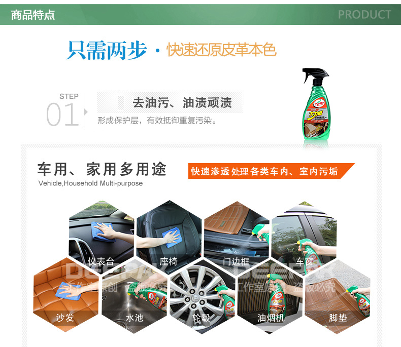 Rùa bảo dưỡng nội thất xe cào lau chùi bộ dụng cụ làm sạch xe - Sản phẩm làm sạch xe chổi vệ sinh điều hòa ô tô