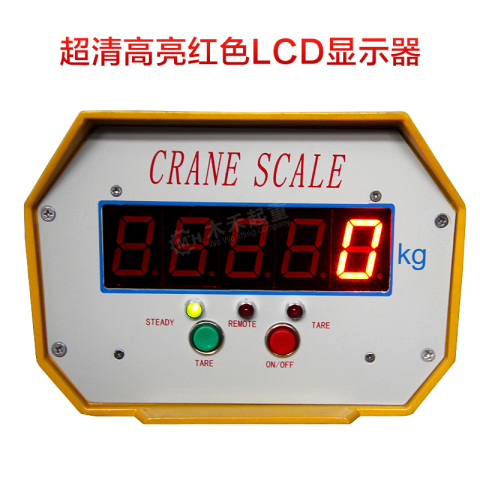 Electronic crane scale Hook scale 1T 3T 5T 10T 2 tons Wireless remote printing crane