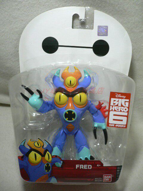 Bandai Super Marines BIGHERO6 fire-breathing monster FRED joint movable model puppet