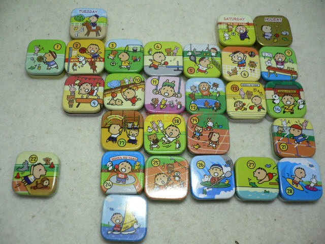 Spot 2002 Hong Kong 7-11 Minna no tabo big mouth boy magnet sticker pendant