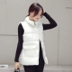 Mùa thu và mùa đông thêm kích thước lớn áo vest nữ cotton cộng với phân bón XL xuống cotton vest vai 200 kg mặc áo vest cotton đứng cổ quần áo nữ mùa hè đẹp